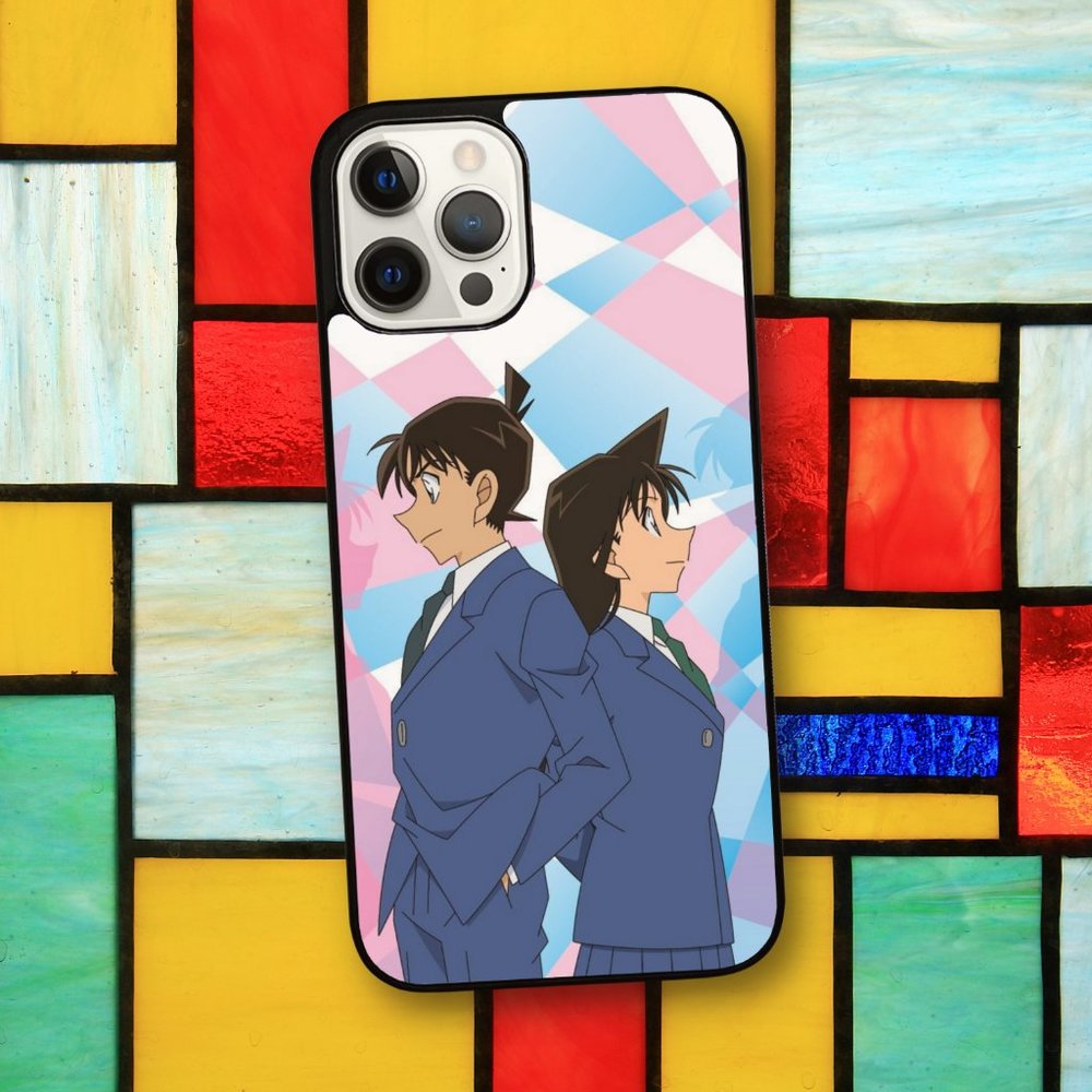 Conan Edogawa Ran Mouri Detective Conan Cute iPhone Case